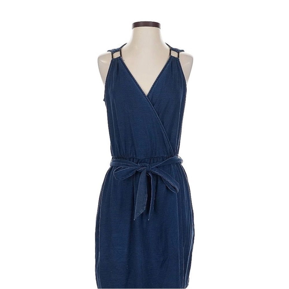 White House Black Market Navy Sleeveless Dress